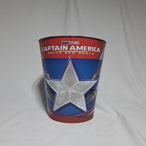 Marvel Captain America Brave New World Popcorn Bucket‎ Tin